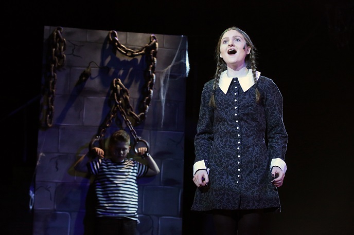 Members of the cast performing.