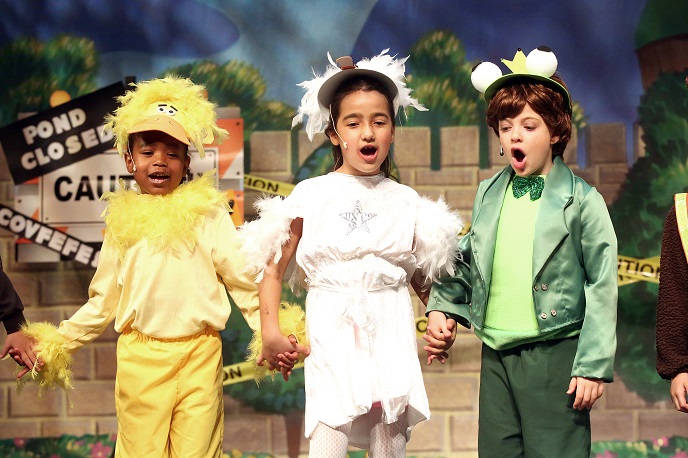 Actors in The Frog Prince Costumes