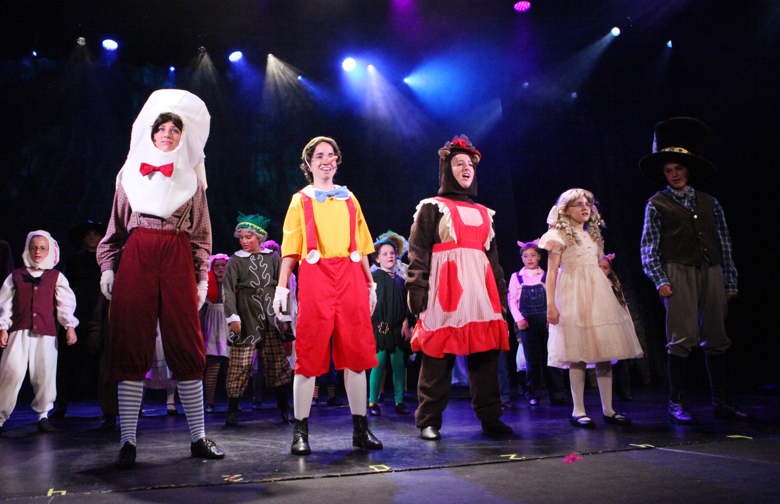 The cast of Shrek Jr.